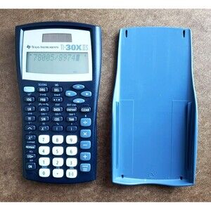 Texas Instruments TI-30X IIS SCIENTIFIC SOLAR CALCULATOR W/ Cover Tested Working